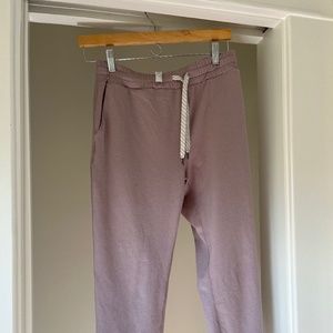 Vuori heathered lavender joggers